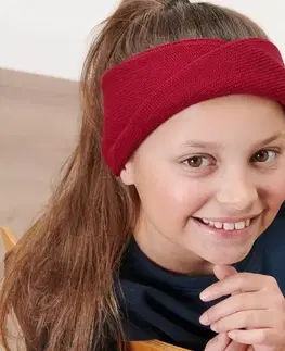 Detská pletená čelenka