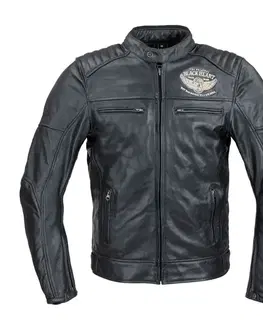 W-TEC Black Heart Wings Leather Jacket čierna - 5XL