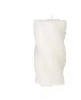 Dekoria Sviečka Camila 14cm white, 7 x 14 cm