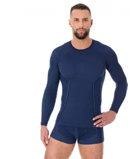 Brubeck Active Wool s dlhým rukávom Graphite - M