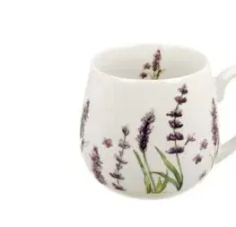 Porcelánový sudový hrnček Levanduľa 430 ml