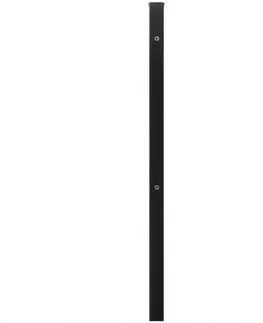 Stĺpik k bráne s nitovacou maticou 70x70 mm x 2 m ZN+RAL9005