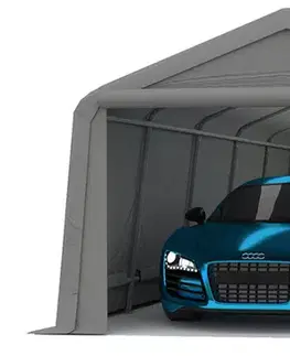 Garážový stan 3,6x9,8m sivá EKONOMY