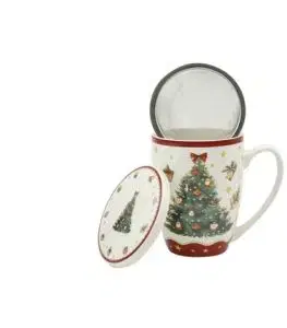 Hrnček so sitkom 360 ml CHRISTMAS TREE 3