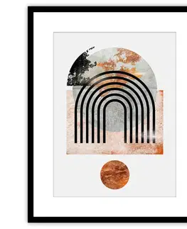 Dekoria Obraz Abstract I 40x50cm copper, 40 x 50 cm 