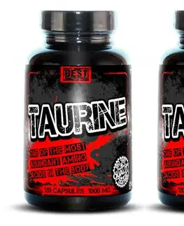 1+1 Zadarmo: Taurine od Best Nutrition 120 kaps. +  120 kaps.
