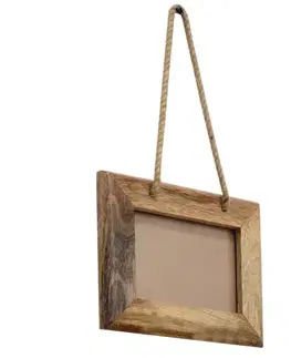 Fotorámček Devi 22x17 indický masív mango