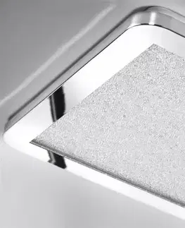 Minimalistické stropné svietidlo do kúpeľne NEXIT – saténovo strieborné 40 cm – stmievateľné stropné svietidlo LED 3000K 24W IP44