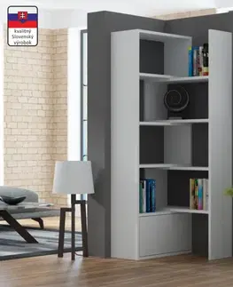 KONDELA Asta regál biela