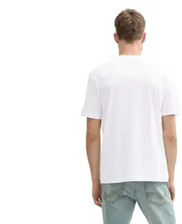 Tričko Tom Tailor s logom, biele