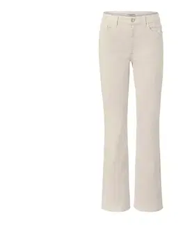 Bootcut džínsky – strih »Lou«, krémovobiele