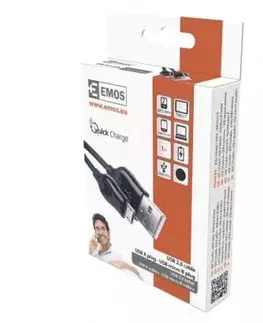 EMOS USB 2.0 A/M-MICRO B/M 1M ČIER.