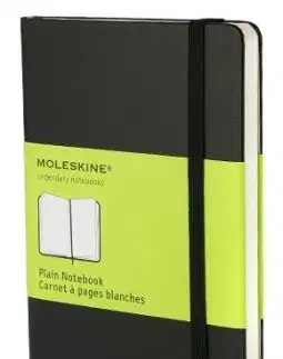Zápisník MOLESKINE tvrdý čistý čierny S