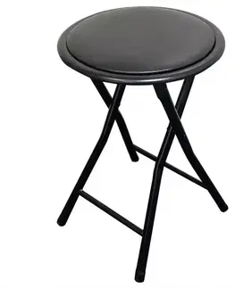 Skladacia stolička Dr-9-702 Mateo 8263 Čierna