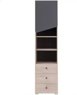 Regál Delta 45 DL6 dub/antracit