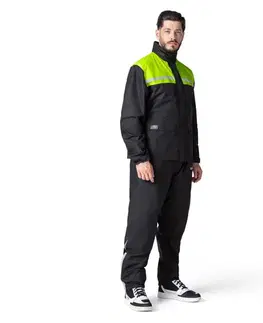 W-TEC Rinstop pláštenka čierna-fluo - M