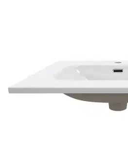 ArtCom Keramické umývadlo FLY 60 | biely lesk 60 cm