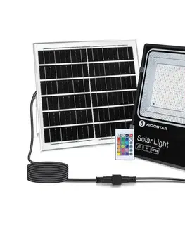  B.V.  - LED RGB Stmievateľný solárny reflektor LED/200W/3,2V IP66 + DO B1020133H