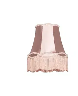 Tienidlo na lampu z látky ružové 30 cm - Granny