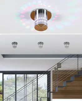 Hliníkové stropné LED svietidlo 3W SMD RGB SA-11