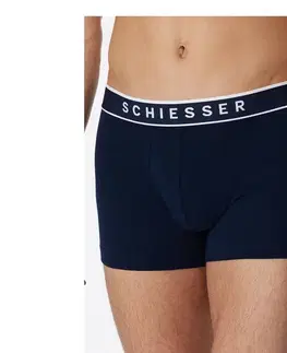 Boxerky SCHIESSER, 3 ks, tmavomodré
