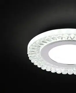Strieborné LED stropné svietidlo 6500K SSP-28
