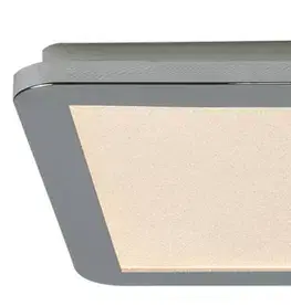 Minimalistická stropná lampa do kúpeľne NEXIT - strieborný chróm 30 cm - stropná lampa so stmievaním LED 3000K 18W IP44