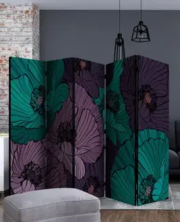 Paraván Flowerbed Dekorhome