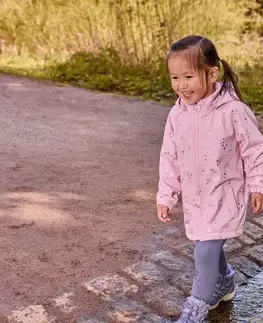 Detská softshellová bunda, trblietavá