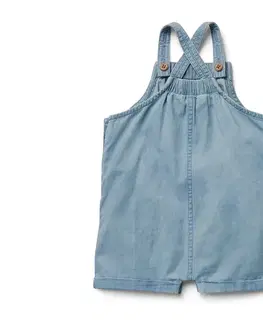 Detské chambray nohavice na traky