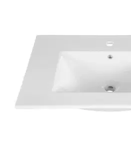 ArtCom Keramické umývadlo CFP 80D | biely lesk 80 cm