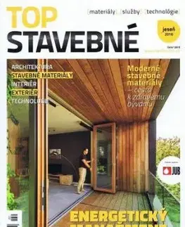 Top stavebné materiály, služby, technológie jeseň 2016