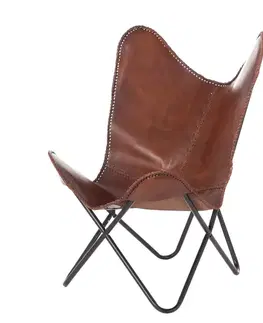 Dekoria Kreslo Imeon 72x76x96cm brown, 72 x 76 x 96 cm