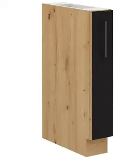 Skrinka do kuchyne Modena  15d cargo bb čierny/dub artisan