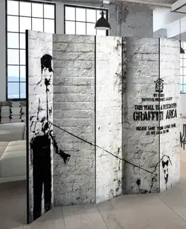 Paraván Banksy - Graffiti Area Dekorhome