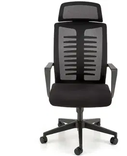 Otočné kreslo Fabio čierna