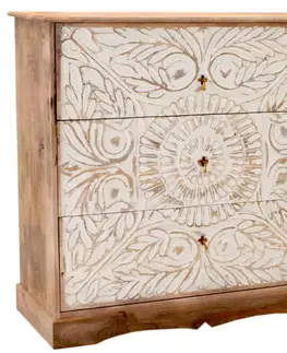 Komoda Sita 115x115x45 indický masív mango