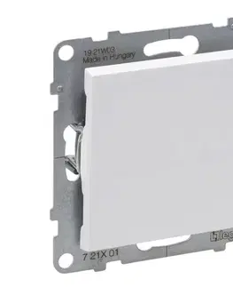 Legrand - Jednopolový vypínač bez rámčeka č. 1 SUNO biela 721101