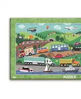Puzzle Dopravné prostriedky 40 Dino - Dino Toys
