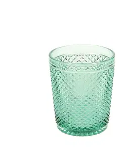 Dekoria Sklo Aura Turquoise 300 ml, 8,5 x 8,5 x 10 cm