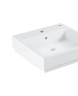 GROHE 3947400H - Umývadlo CUBE CERAMIC 500 × 490 mm keramika/biela 3947400H