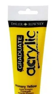 D&R Graduate akrylová farba Primary Yellow 120 ml