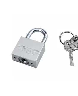 Extol - Kovový visiaci zámok 30 mm strieborná 8857403