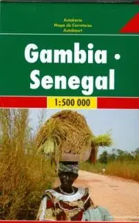 GAMBIA SENEGAL MAPA 1:500T