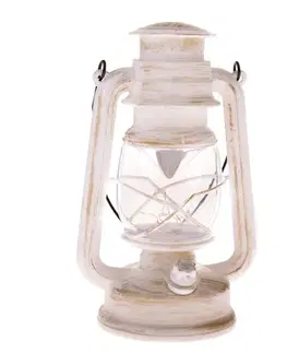 Lampáš s LED svetlom Provence, 14 x 24,5 x 10,5 cm, 10 LED, teplá biela, plast