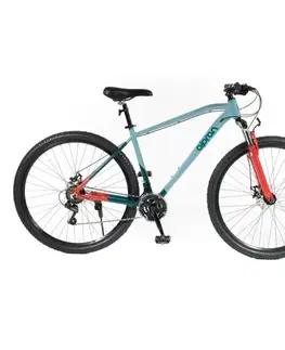 Olpran CANIS Man 29" biela/tmavá petrolejová/tmavo červená - 19" (170-185 cm)