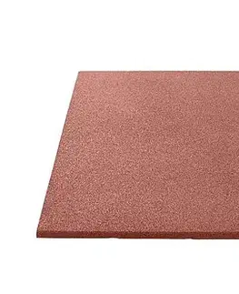 Gumová dlaždica červená 20 x 500 x 500 mm 20 × 500 × 500 mm
