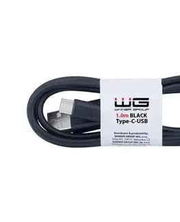 Winner Group - USB kábel USB-C / USB-A 1m čierna WINKABUTYPEC