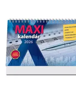 Stolový kalendár 2026 Maxi