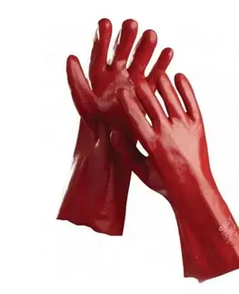 Kinekus Rukavice máčané, PVC REDSTAR, 27cm, č. 10